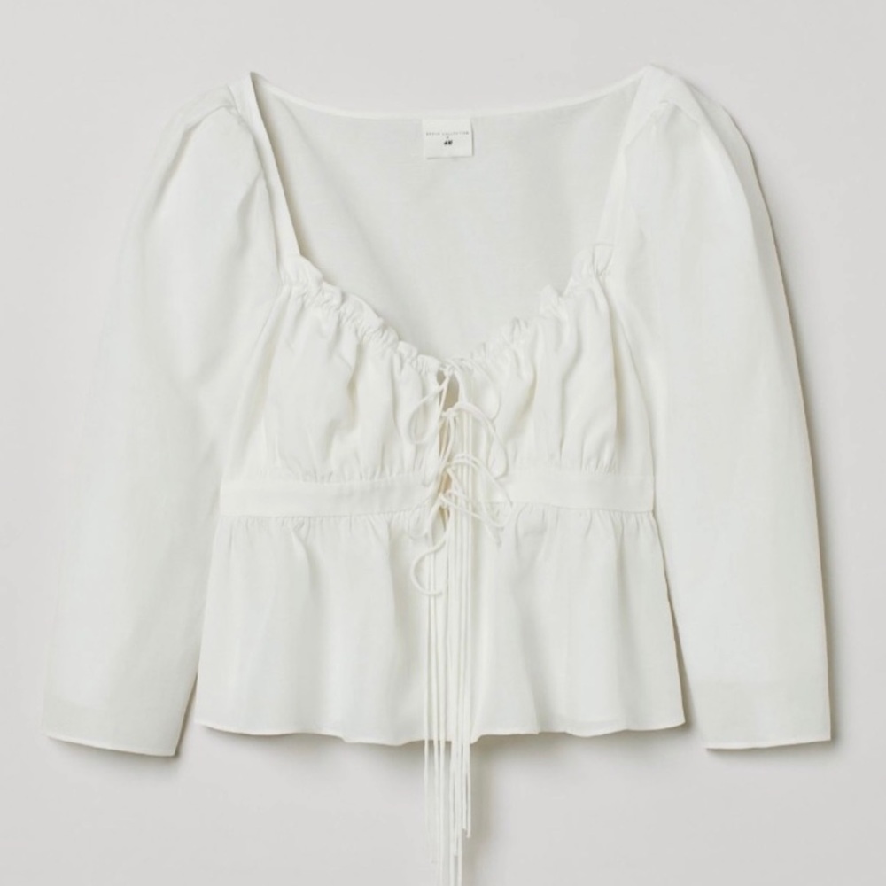 Brock Collection x HM white top